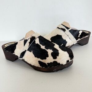 Cow Hide Women's Clogs